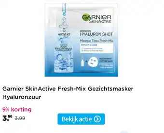 Plein.nl Garnier SkinActive Fresh-Mix aanbieding