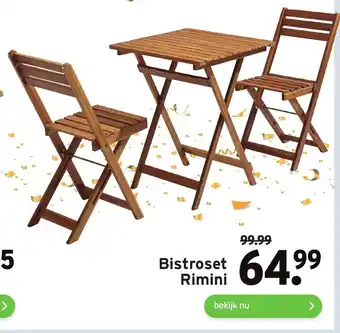 GAMMA Bistroset rimini aanbieding