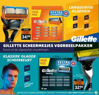 Trekpleister Gillette Scheermesjes Voordeelpakken aanbieding