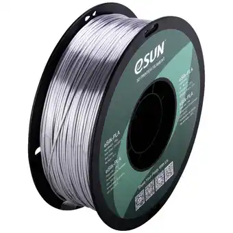 Conrad Esun esilk-pla silver filament pla kunststof 1.75 mm 1 kg zilver (metallic) 1 kg aanbieding