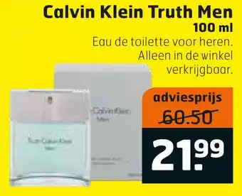 Trekpleister Calvin Klein Truth Men aanbieding