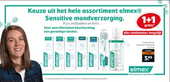 Trekpleister Keuze uit het hele assortiment elmex Sensitive mondverzorging. aanbieding