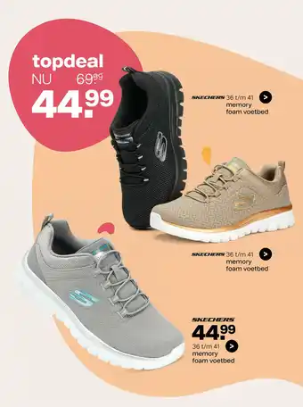 vanHaren Skechers memory foam voetbed aanbieding