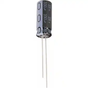 Conrad Jianghai ecr1cqg101mff250607 elektrolytische condensator radiaal bedraad 2.5 mm 100 µf 16 v 20 % (ø x h) 6.3 mm x 7 mm 1 stuk aanbieding