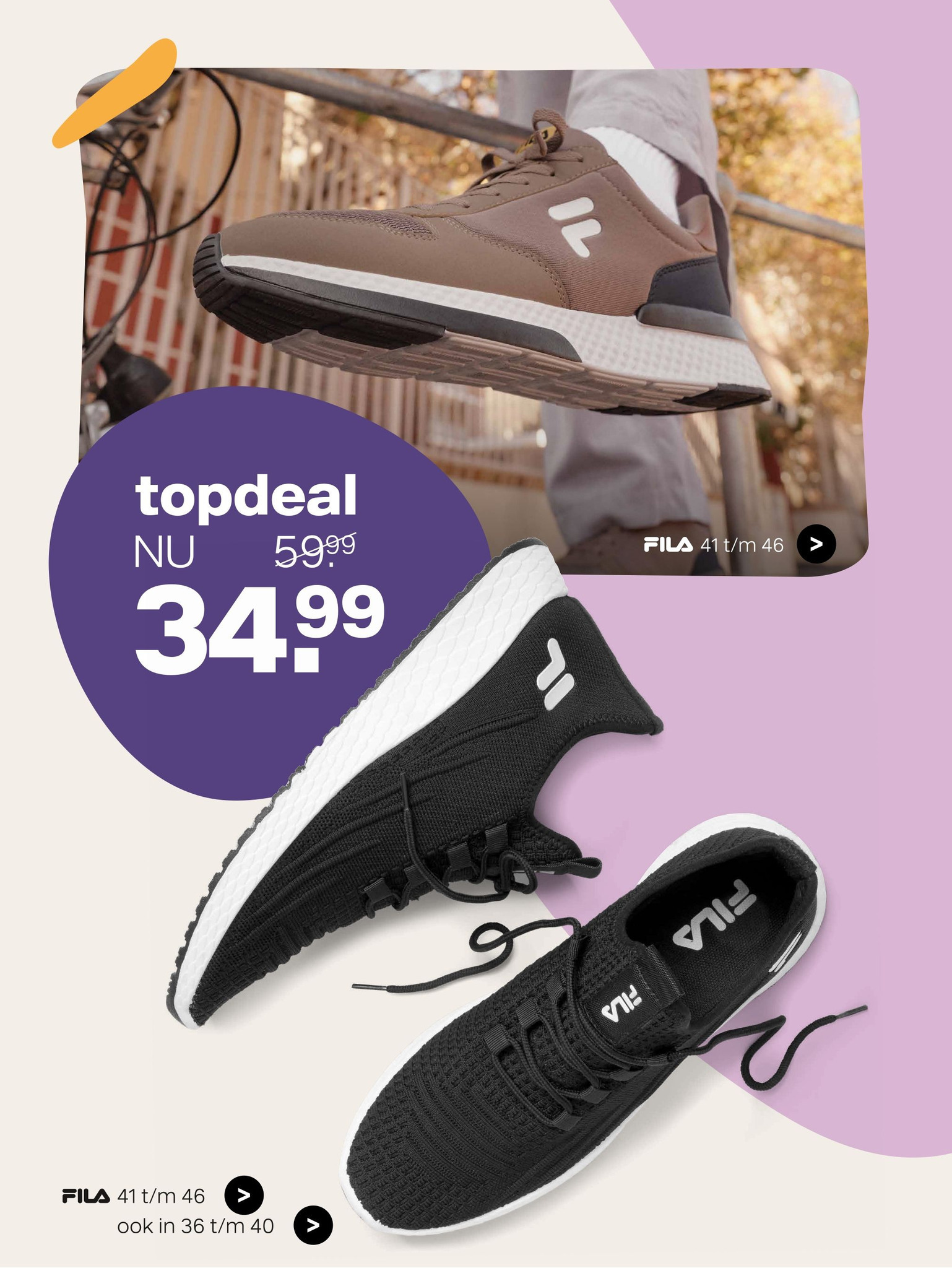 aanbieding fila