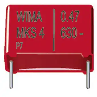 Conrad Wima mks 4 0,1uf 20% 400v rm7,5 1 stuk(s) mks-foliecondensator radiaal bedraad 0.1 µf 400 v/dc 20 % 7.5 mm (l x b x h) 10.3 x aanbieding