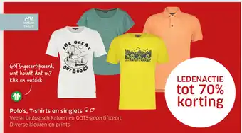 ANWB Polo's, T-shirts en singlets aanbieding