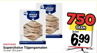 Vomar Voordeelmarkt Superchoice Tijgergarnalen aanbieding