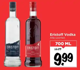 Vomar Voordeelmarkt Eristoff Vodka aanbieding