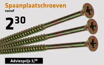 De voordeelmarkt Spaanplaatschroeven aanbieding