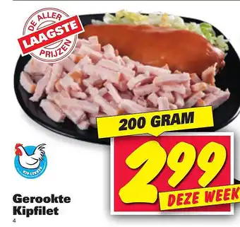 Nettorama Gerookte Kipfilet aanbieding