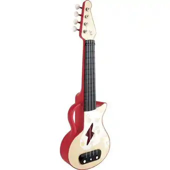 Conrad Hape mini-gitaar elektrische lern-ukulele, rot aanbieding