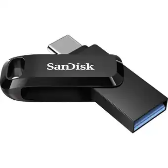 Conrad Sandisk ultra dual drive go usb-stick smartphone/tablet zwart 64 gb usb 3.2 gen 1 (usb 3.0), usb-c® aanbieding