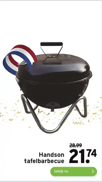 GAMMA Handson tafelbarbecue aanbieding