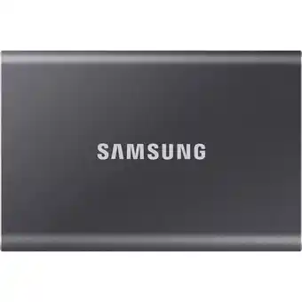 Conrad Samsung portable t7 1 tb externe ssd harde schijf usb 3.2 gen 2 grijs mu-pc1t0t/ww aanbieding