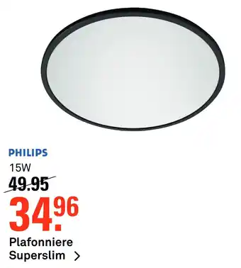 Karwei Plafonniere Superslim 15 w aanbieding