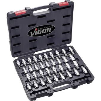 Conrad Vigor v2496 dopsleutelset metrisch 1/2 (12.5 mm) 36-delig aanbieding