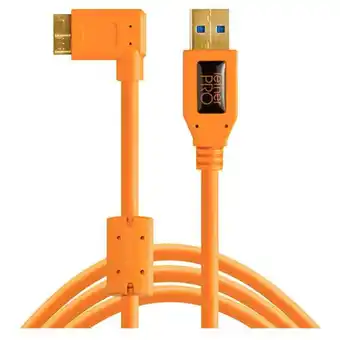 Conrad Tether tools usb-kabel usb-micro-b 3.0 stekker, usb-b bus 4.60 m oranje cu61rt15-org aanbieding