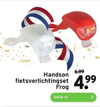 GAMMA Handson fietsverlichtingset frog aanbieding