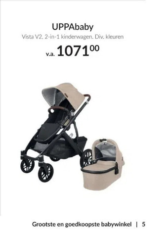 Babypark Uppababy aanbieding