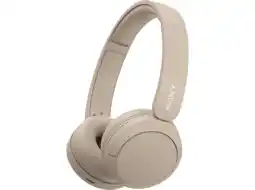 MediaMarkt Sony wh-ch520 taupe – draadloze on-ear koptelefoon aanbieding