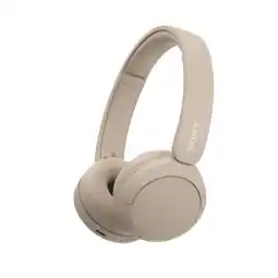 MediaMarkt Sony wh-ch520 taupe – draadloze on-ear koptelefoon aanbieding