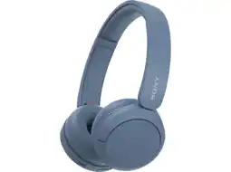 MediaMarkt Sony wh-ch520 blauw – draadloze on-ear koptelefoon aanbieding