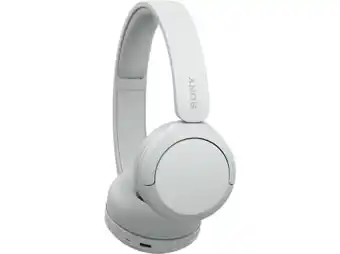 MediaMarkt Sony wh-ch520 wit – draadloze on-ear koptelefoon aanbieding