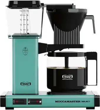 EP Moccamaster kbg select turquoise koffiezetapparaat aanbieding