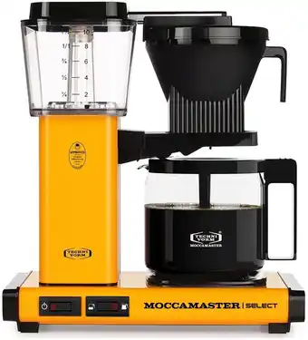 EP Moccamaster kbg select yellow pepper koffiezetapparaat aanbieding