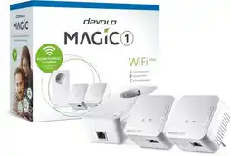 EP Devolo magic 1 wifi mini multiroom kit (3 stations) - 8575 aanbieding