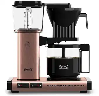 EP Moccamaster kbg select copper koffiezetapparaat aanbieding