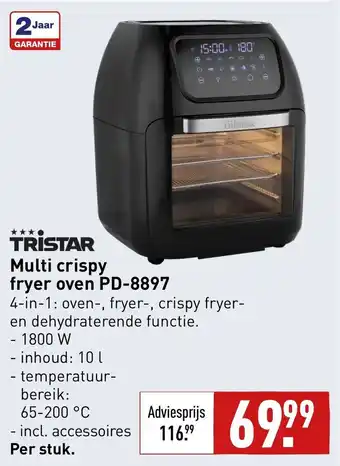 ALDI TRISTAR Multi crispy fryer oven PD-8897 aanbieding