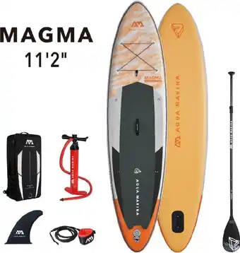 Toppy Aqua marina magma opblaasbaar supboard set aanbieding