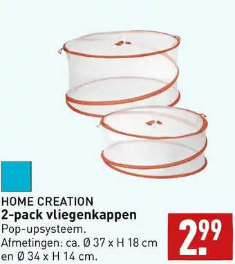 ALDI HOME CREATION 2-pack vliegenkappen aanbieding