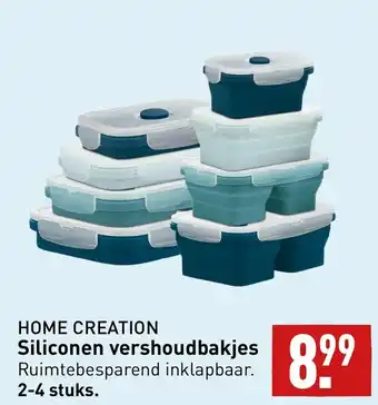 ALDI HOME CREATION Siliconen vershoudbakjes aanbieding