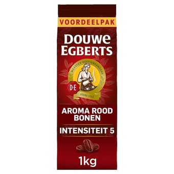 Koffievoordeel.nl Douwe egberts - koffiebonen - aroma rood voordeelpak aanbieding