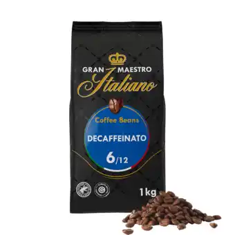 Koffievoordeel.nl Gran maestro italiano - koffiebonen - decaffeinato aanbieding