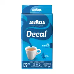 Koffievoordeel.nl Lavazza - gemalen koffie - caffè decaffeinato aanbieding