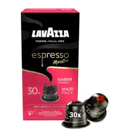 Koffievoordeel.nl Lavazza - espresso classico - 30 cups aanbieding
