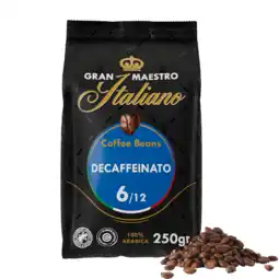 Koffievoordeel.nl Gran maestro italiano - koffiebonen - decafinato (250 gram) aanbieding