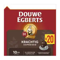 Koffievoordeel.nl Douwe egberts - espresso krachtig - 20 cups aanbieding