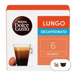 Koffievoordeel.nl Dolce gusto - lungo decaffeinato - 16 dg cups aanbieding