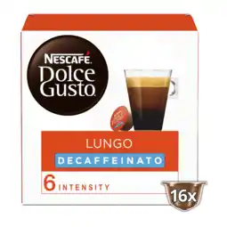 Koffievoordeel.nl Dolce gusto - lungo decaffeinato - 16 dg cups aanbieding