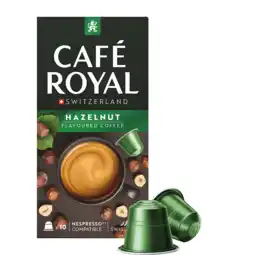 Koffievoordeel.nl Café royal - hazelnut - 10 cups aanbieding