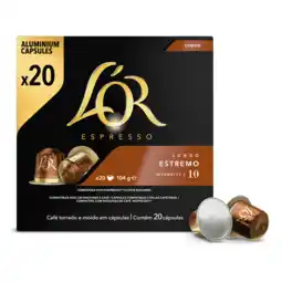 Koffievoordeel.nl L'OR espresso - lungo estremo - 20 cups aanbieding