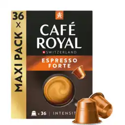 Koffievoordeel.nl Café royal - espresso forte - 36 cups aanbieding