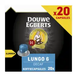 Koffievoordeel.nl Douwe egberts - lungo decaf - 20 cups aanbieding