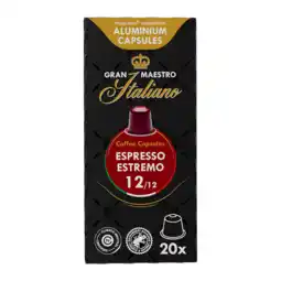 Koffievoordeel.nl Gran maestro italiano - espresso estremo - 20 cups aanbieding