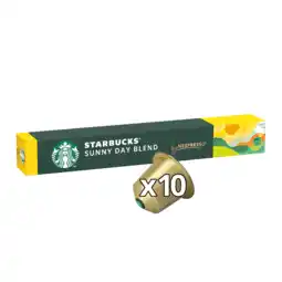 Koffievoordeel.nl Starbucks - sunny day blend - 10 cups aanbieding